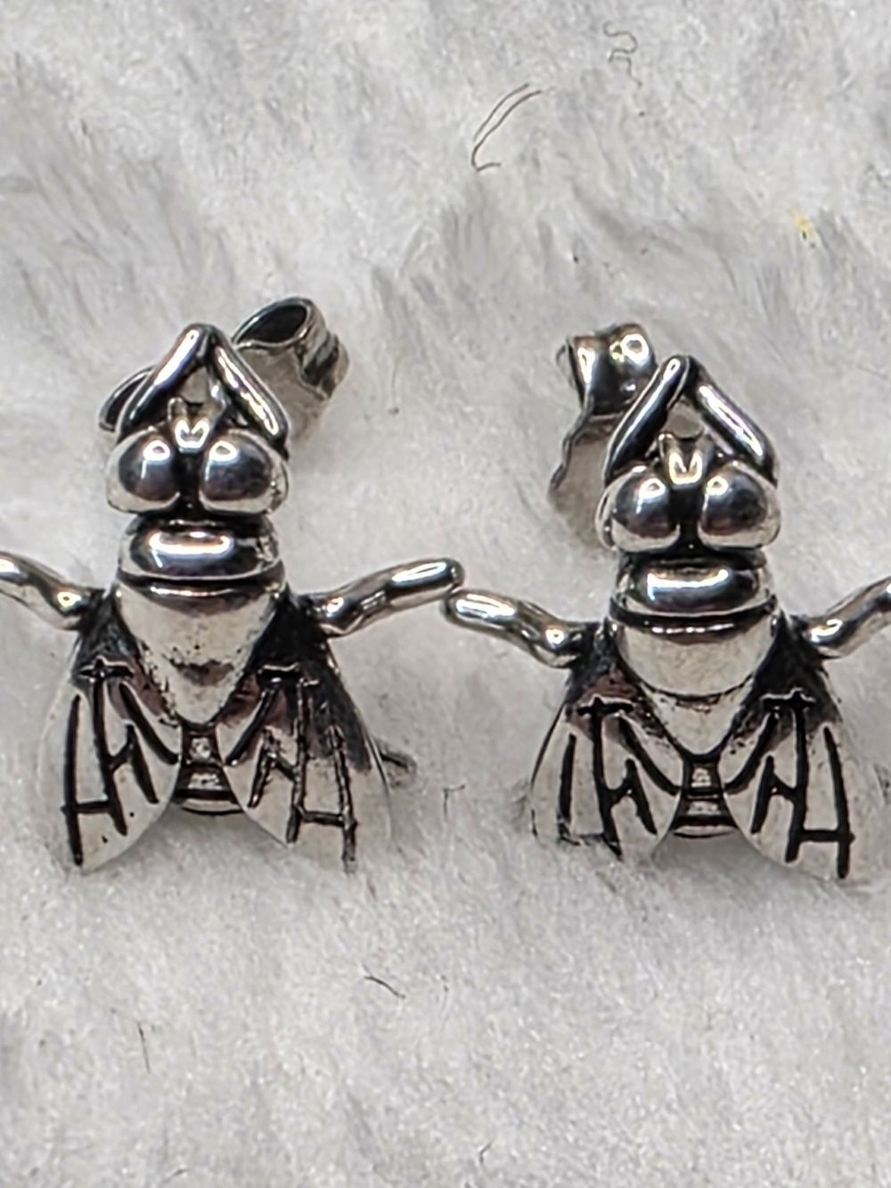 Fly Insect Stud Earrings